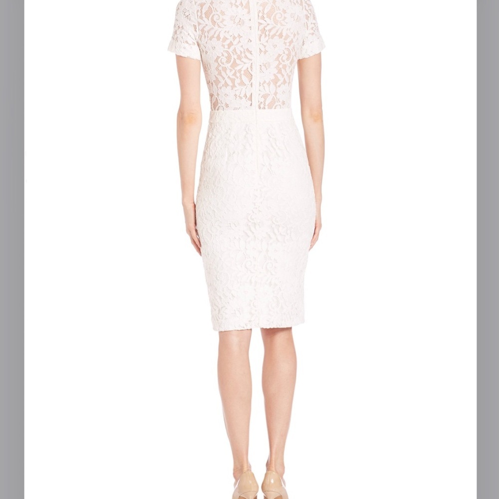 Alexis Asia White Lace Sheath Dress Size M - Picture 3 of 8
